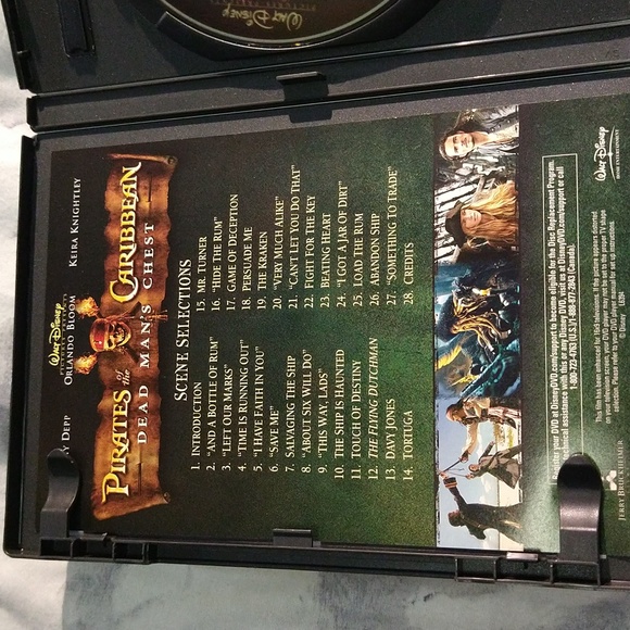 Pirates of the Caribbean dead Man's chest DVD - Picture 7 of 8